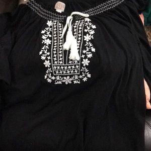 Peasant  blouse cayon River blues